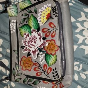 Grey anuschka purse